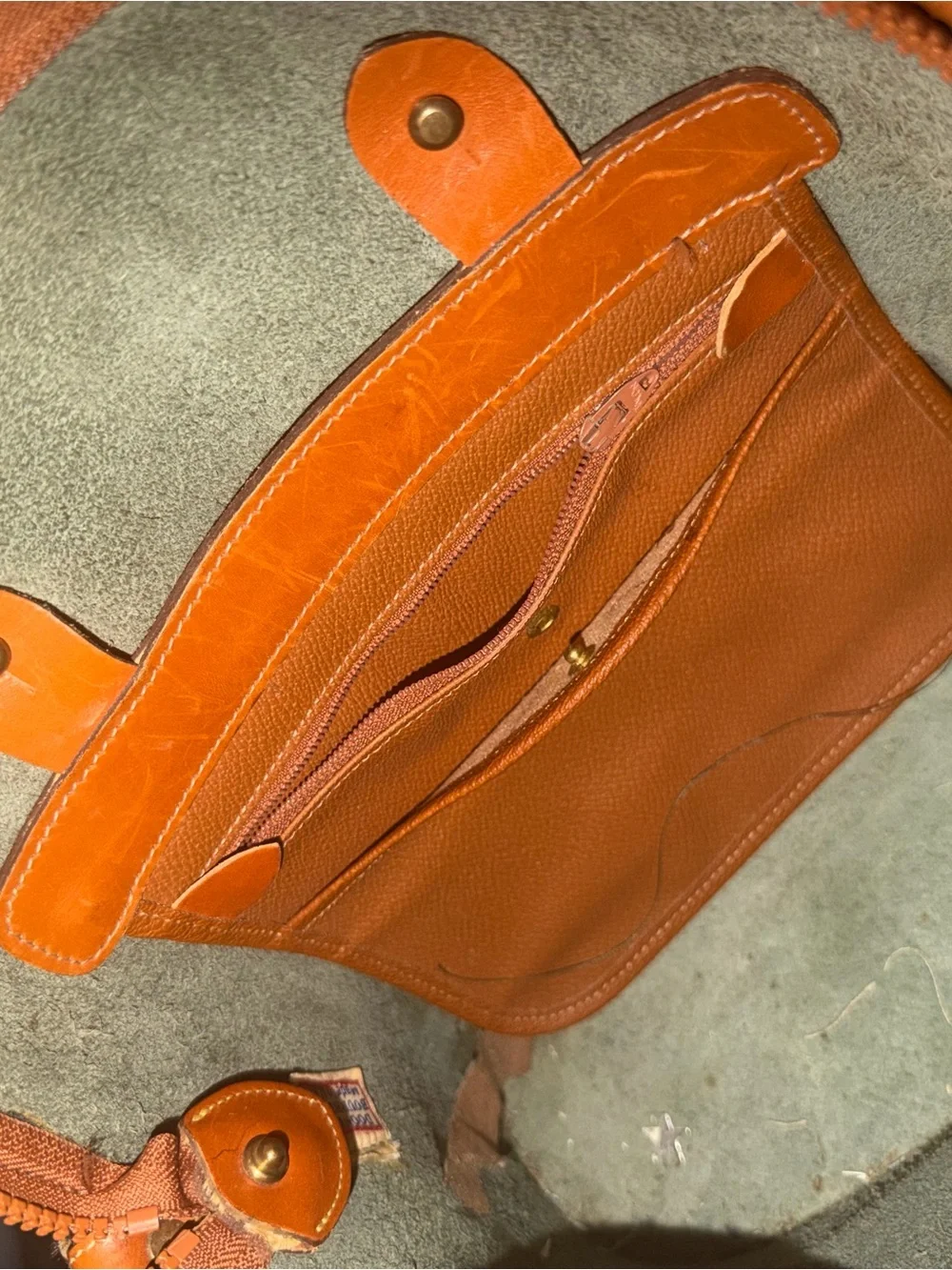 Vintage Dooney & Bourke All-Weather Leather (AWL) Norfolk Satchel